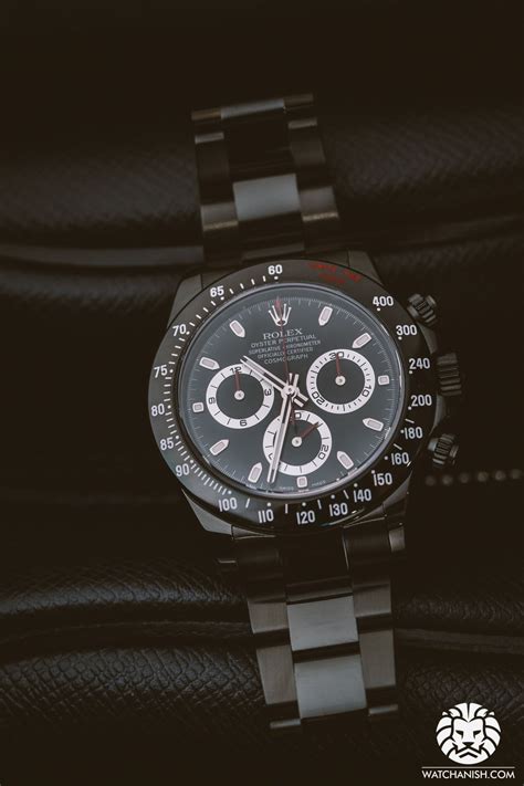 rolex daytona stealth titan black